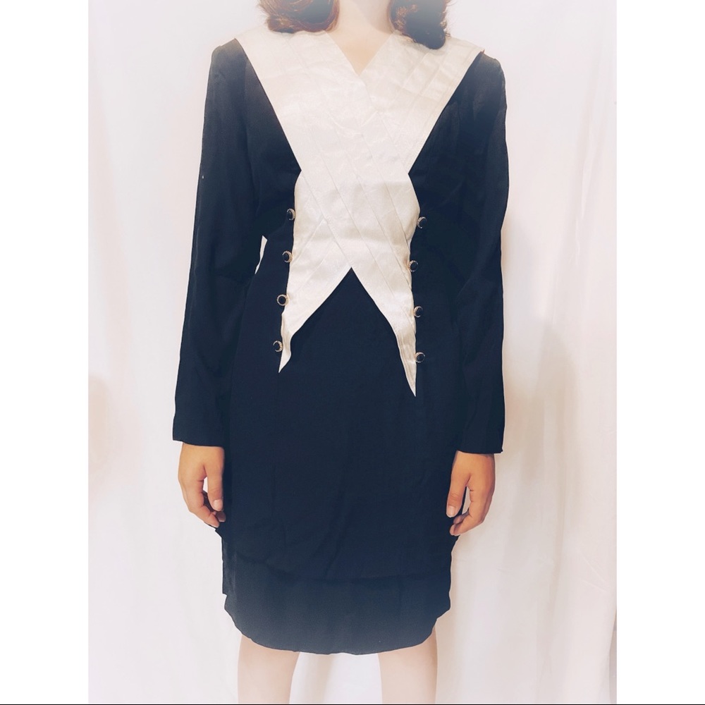 Vintage tuxedo dress